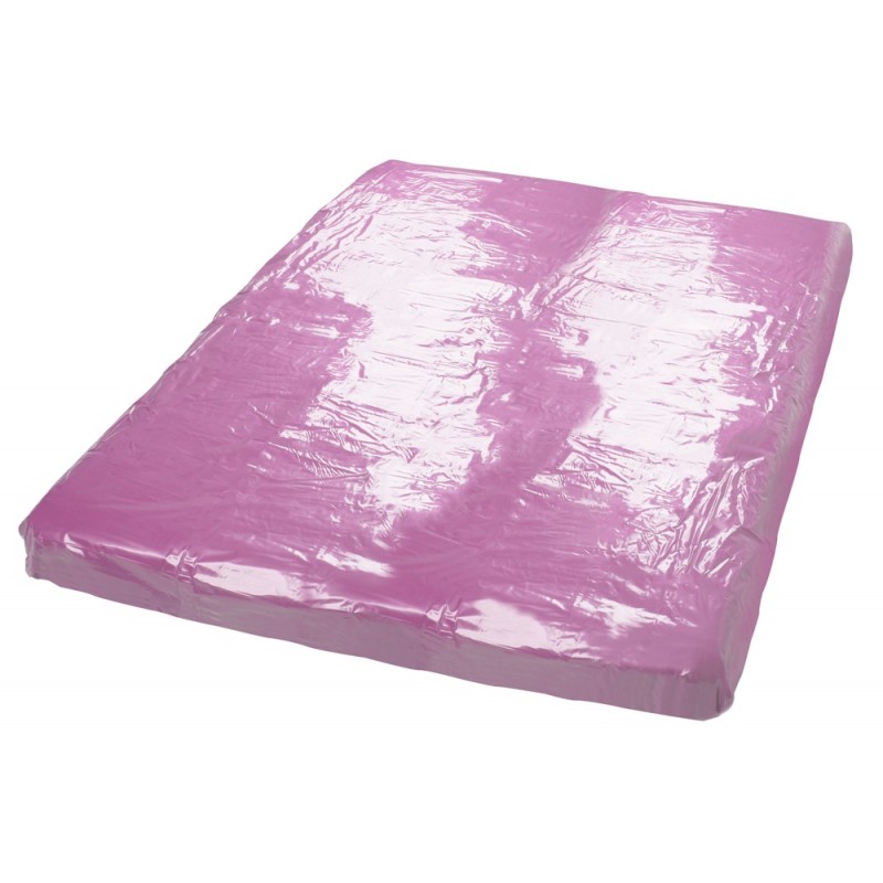 Fetish - lakk lepedő - világos pink (200 x 230cm) 54182 termék bemutató kép