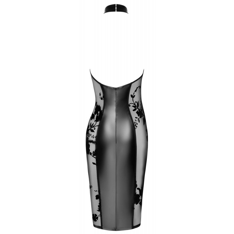 Noir - fényes-áttetsző nyakpántos ruha (fekete) 82933 termék bemutató kép