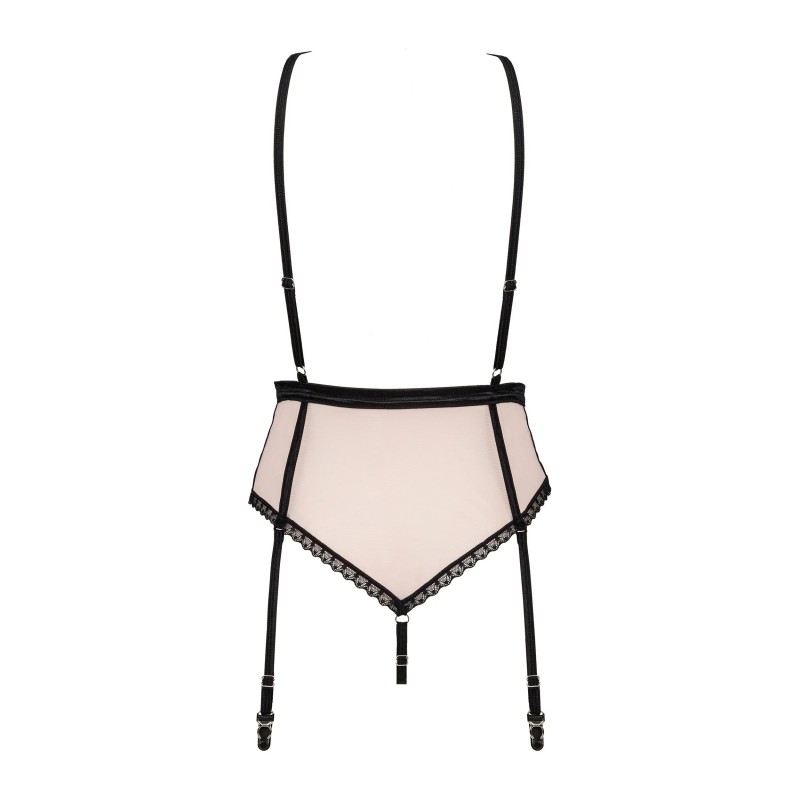 Obsessive Lilines - harisnyatartós body (pink) 60104 termék bemutató kép
