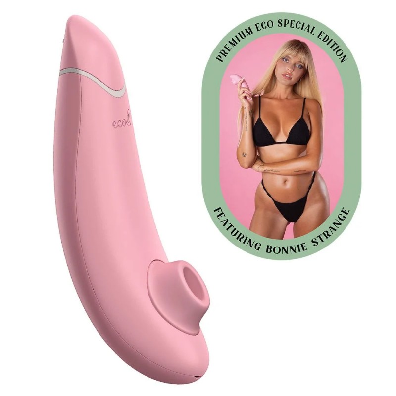 Womanizer Premium Eco Bonnie Strange kiadás - akkus csiklóizgató (pink) 73328 termék bemutató kép