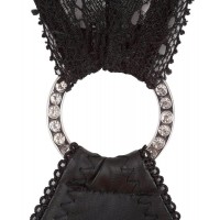 Abierta Fina - merész csillogás - miniruha (fekete) 54434 termék bemutató kép