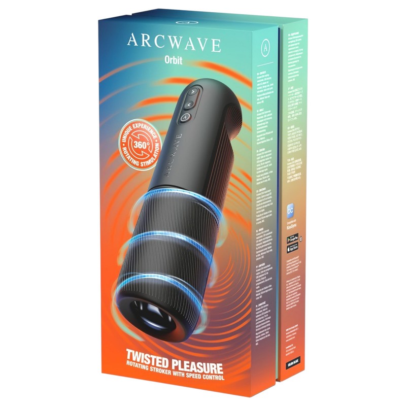 Arcwave Orbit - forgó maszturbátor (fekete) 147866 termék bemutató kép