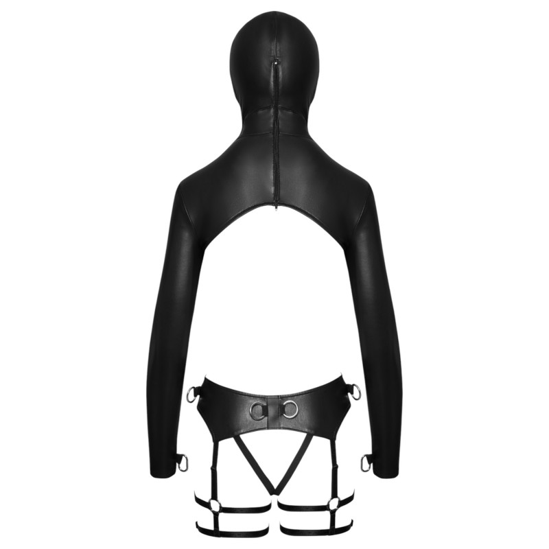 Bad Kitty - BDSM erotikus fehérnemű szett nőknek (fekete) 163579 termék bemutató kép