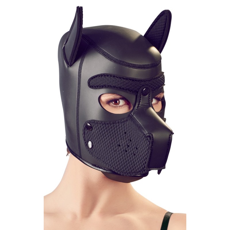 Bad Kitty - neoprén női kutya maszk - fekete (S-L) 65496 termék bemutató kép