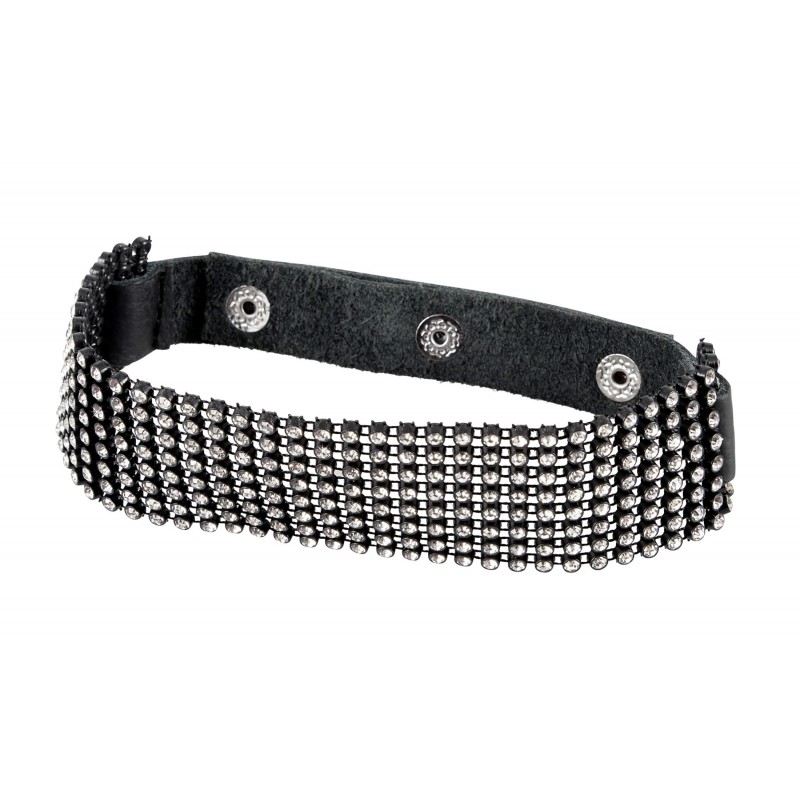 Bad Kitty - strasszos nyakpánt (fekete) 12652 termék bemutató kép
