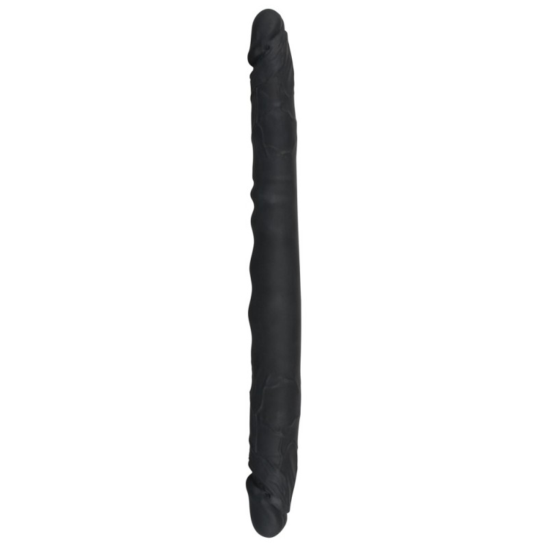 Bad Kitty - szilikon dupla dildó (fekete) 10103 termék bemutató kép