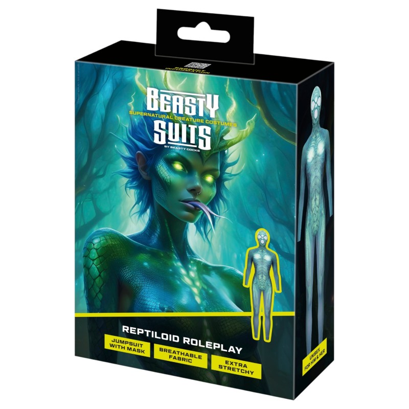 Beasty Suits - Beasty overall (zöld) - S/M 147742 termék bemutató kép