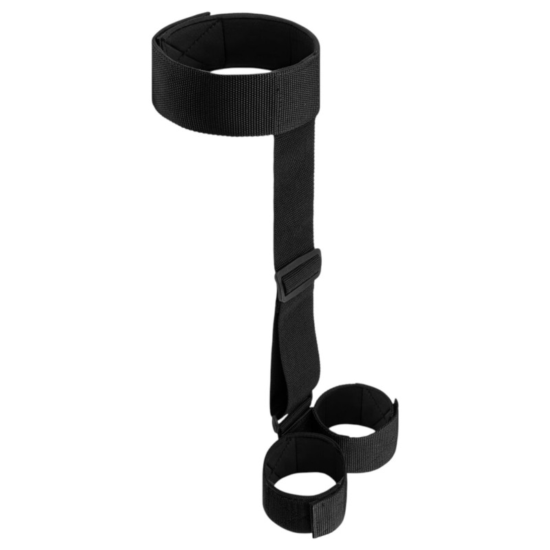 Bedroom Fantasies - puha nyakörv és bilincs (fekete) 121834 termék bemutató kép