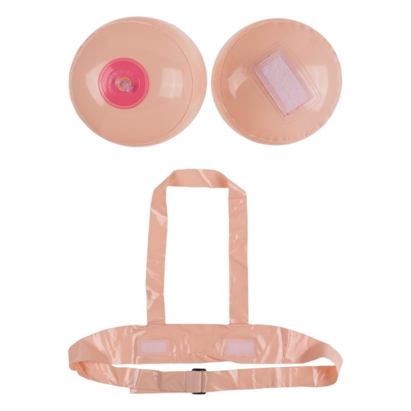 Boob Battle - felfújható felcsatolható cicicsata (natúr) 96156 termék bemutató kép