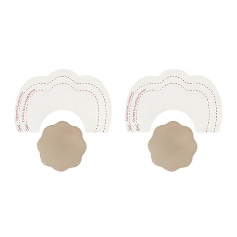 Bye Bra A-C - láthatatlan mellemelő tapasz - nude (8db) 23275 termék bemutató kép