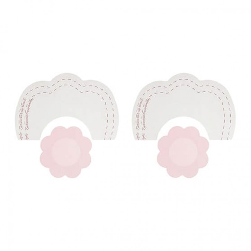 Bye Bra D-F - láthatatlan mellemelő tapasz - pink (6db) 23257 termék bemutató kép