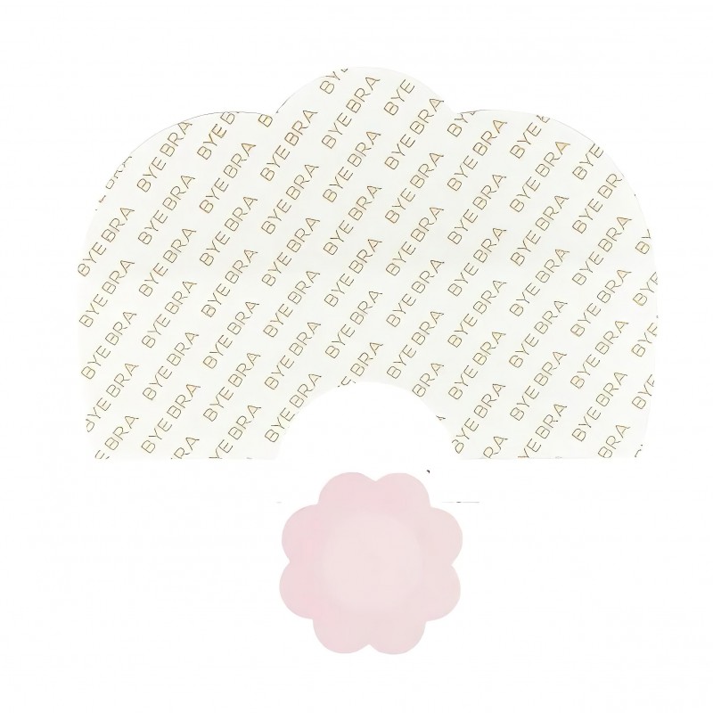 Bye Bra D-F - láthatatlan push-up melltartó tapasz (pink, 6 db) 140754 termék bemutató kép