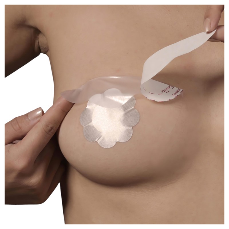 Bye Bra D-F - láthatatlan push-up melltartó tapasz (pink, 6 db) 140761 termék bemutató kép