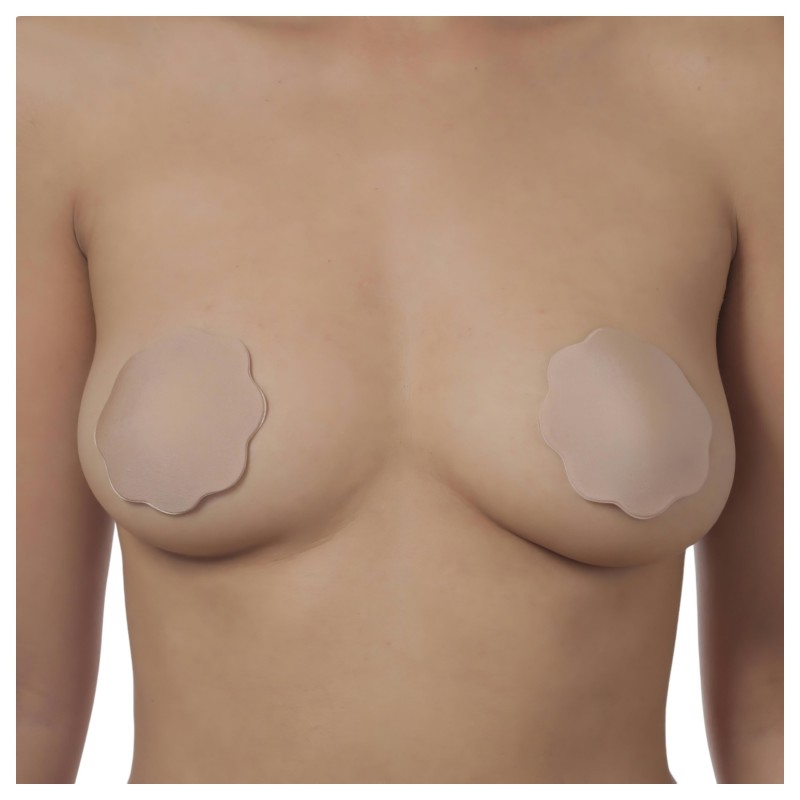 Bye Bra F-H - láthatatlan mellemelő tapasz - nude (6db) 120803 termék bemutató kép