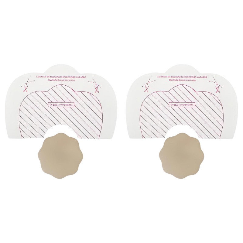 Bye Bra F-H - láthatatlan mellemelő tapasz - nude (6db) 122913 termék bemutató kép