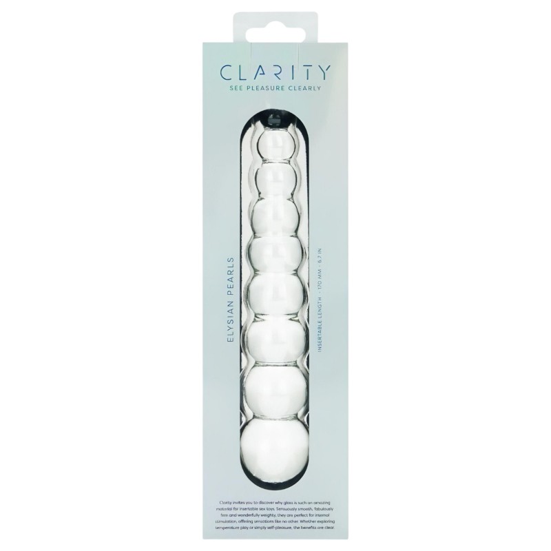 Clarity Elysian Pearls - gyöngyös üvegdildó (átlátszó) 147767 termék bemutató kép