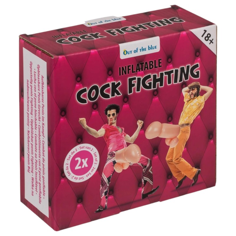 Cock Fighting - felfújható felcsatolható pénisz (testszínű) 142425 termék bemutató kép