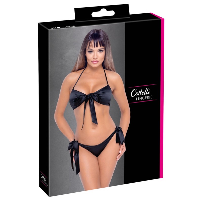Cottelli - bikini fazonú melltartó szett (fekete) 52566 termék bemutató kép