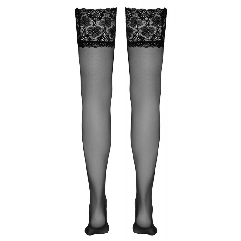 Cottelli - combfix 15cm széles csipkés (fekete) 79254 termék bemutató kép