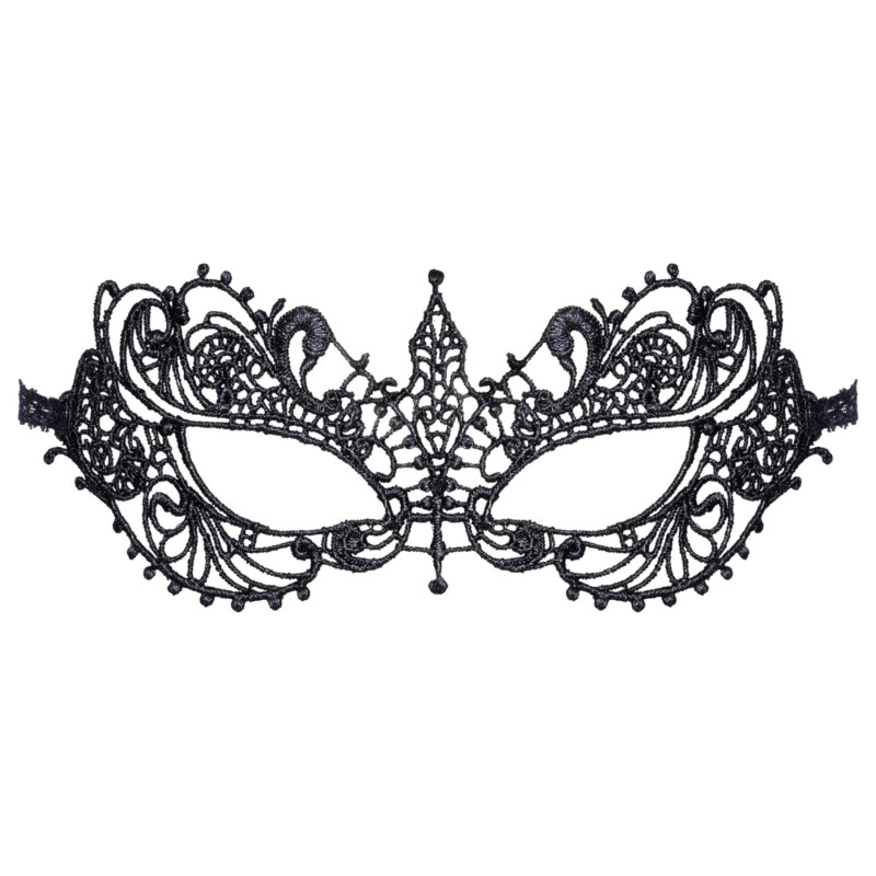 Cottelli - csipke maszk (fekete) 120678 termék bemutató kép