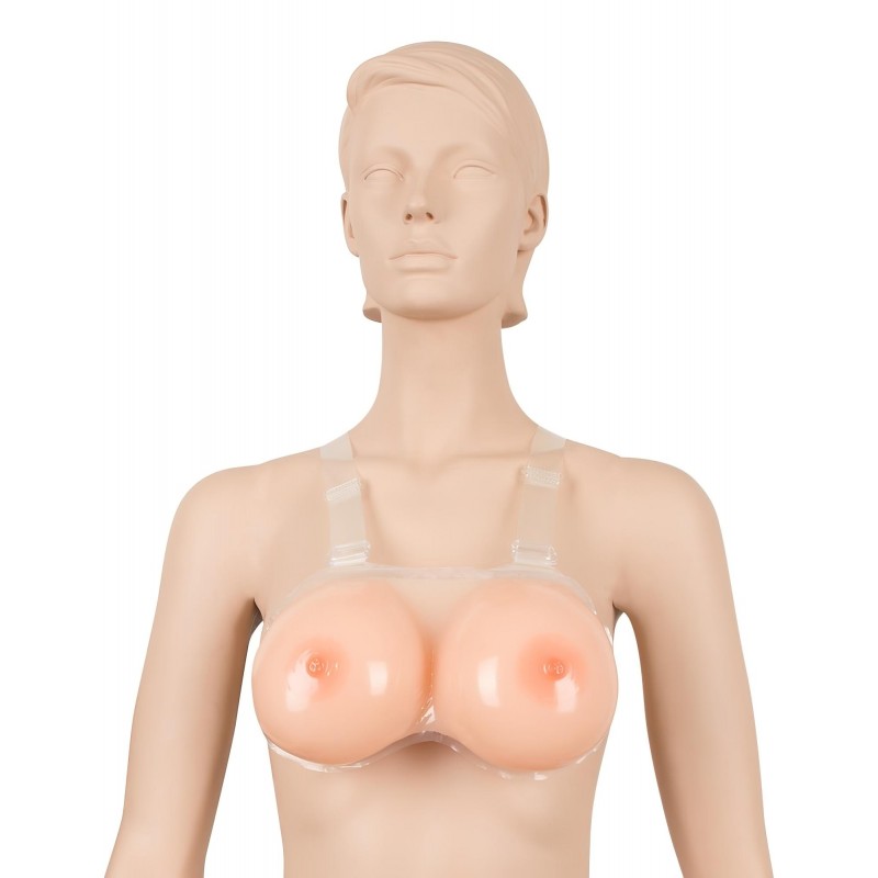 Cottelli - felcsatolható szilikon műmell push-up hatással (2 × 600 g) 158078 termék bemutató kép