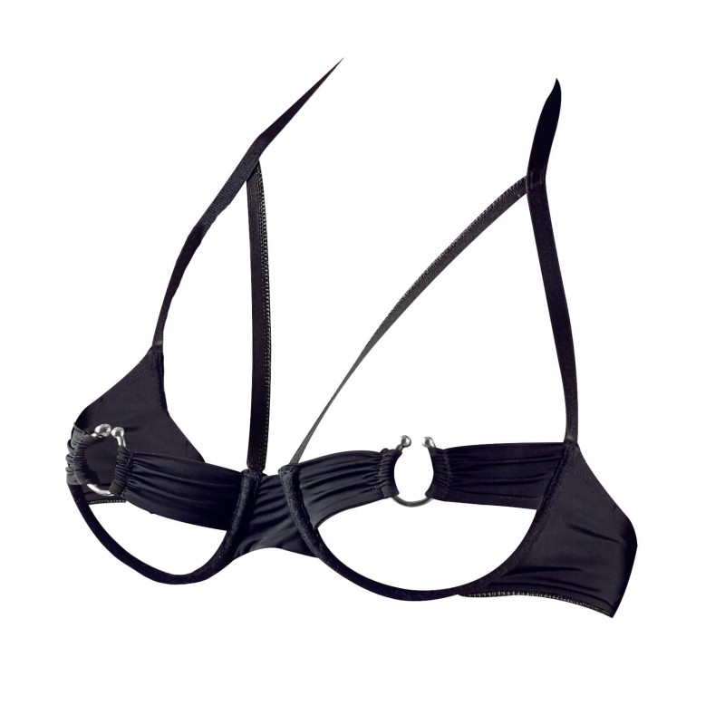 Cottelli - Fém gyűrűs melltartó szett (fekete) 12047 termék bemutató kép