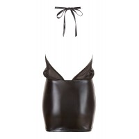 Cottelli - fényes chiffon ruha (fekete) 79236 termék bemutató kép