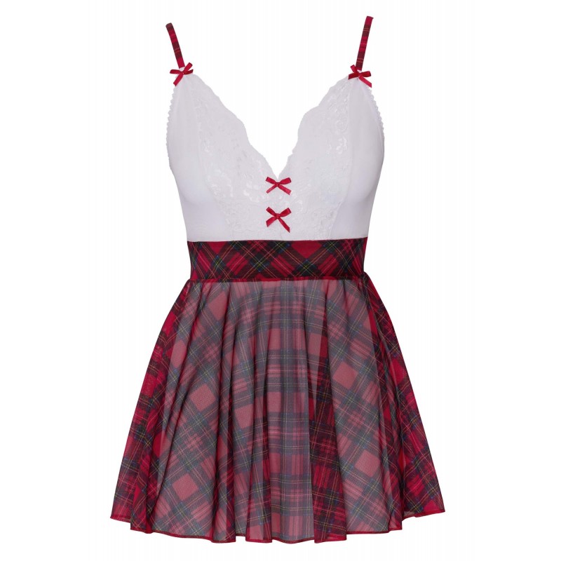 Cottelli - iskoláslány kosztüm (piros-fehér) 82913 termék bemutató kép