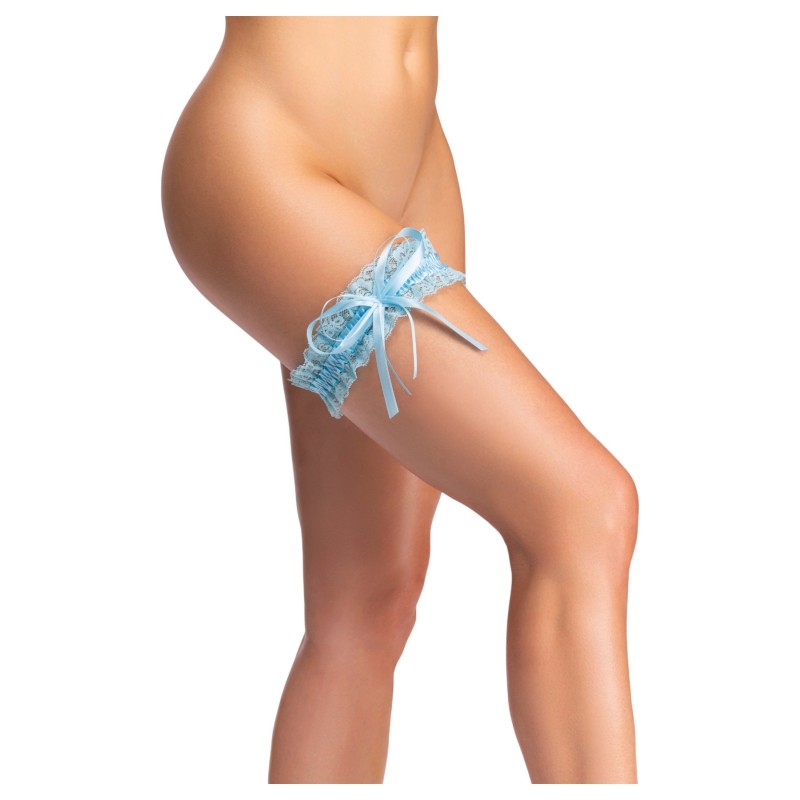 Cottelli - menyasszonyi kék harisnyakötő - S-L 124239 termék bemutató kép