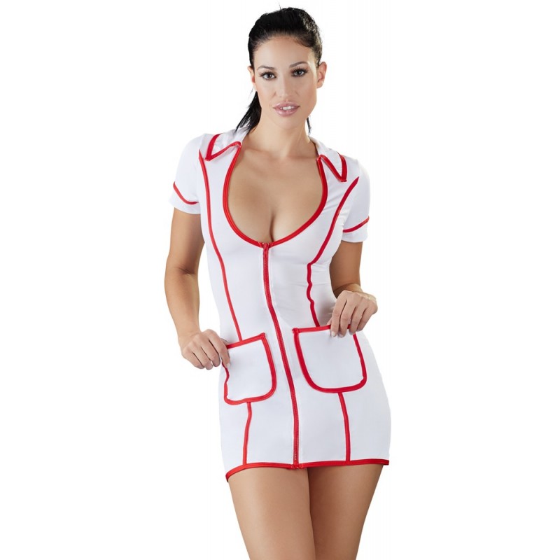 Cottelli Nurse - nővérke jelmez ruha (fehér) 52381 termék bemutató kép
