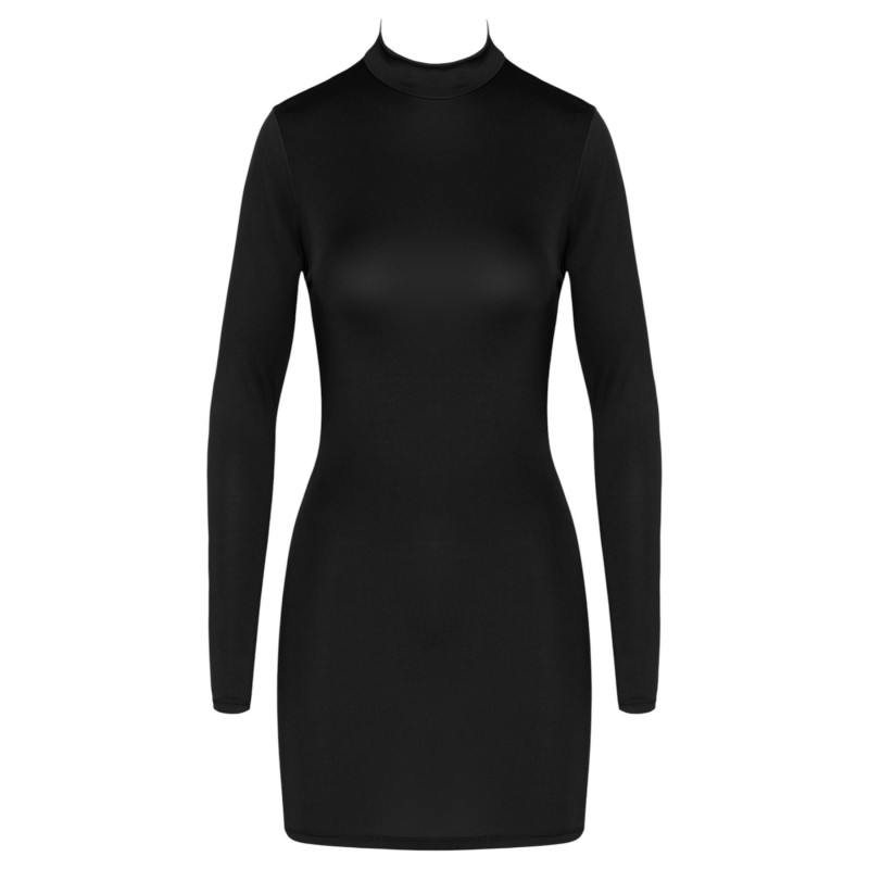 Cottelli - nyitott hátú, láncos miniruha (fekete) 124586 termék bemutató kép