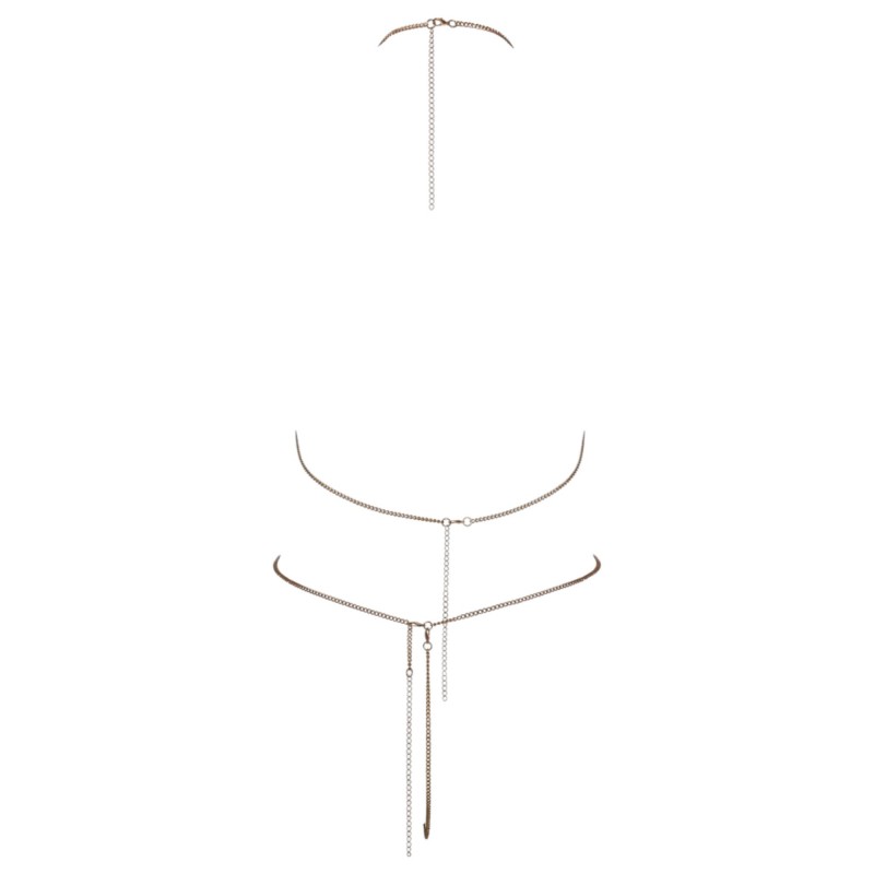 Cottelli - Strasszos láncbikini (ezüst) 97363 termék bemutató kép