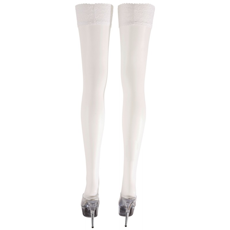 Cottelli - Szaténos combfix (fehér) 1020 termék bemutató kép