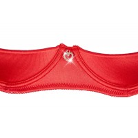 Cottelli - szíves nyitott mellemelő szett (piros) 17472 termék bemutató kép