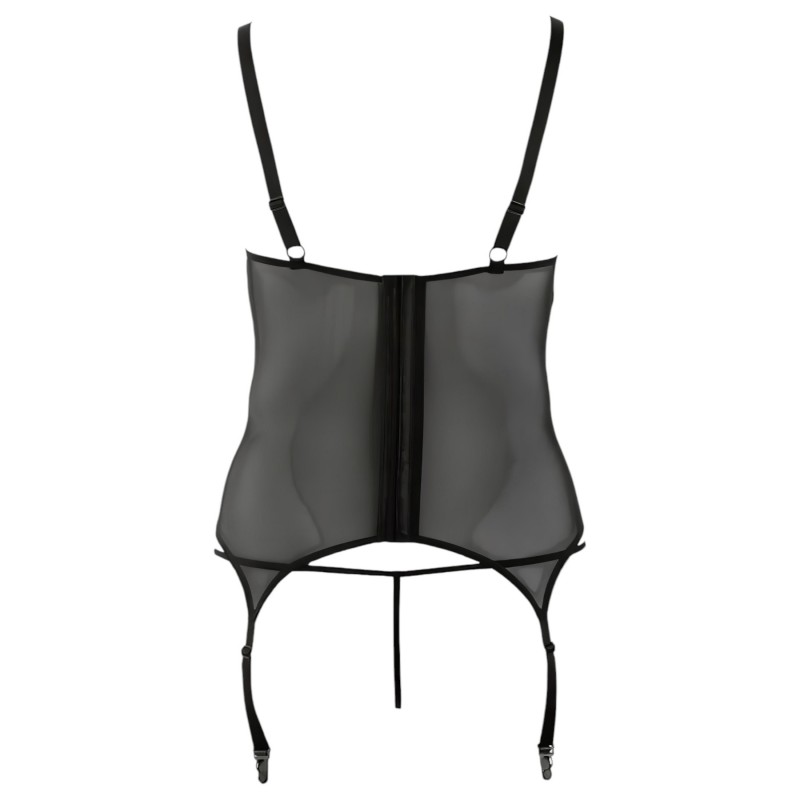 Cottelli - Virágos női felső, molett fazonban (fekete) 113000 termék bemutató kép