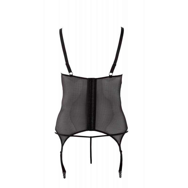 Cottelli - Virágos női felső, molett fazonban (fekete) 7952 termék bemutató kép