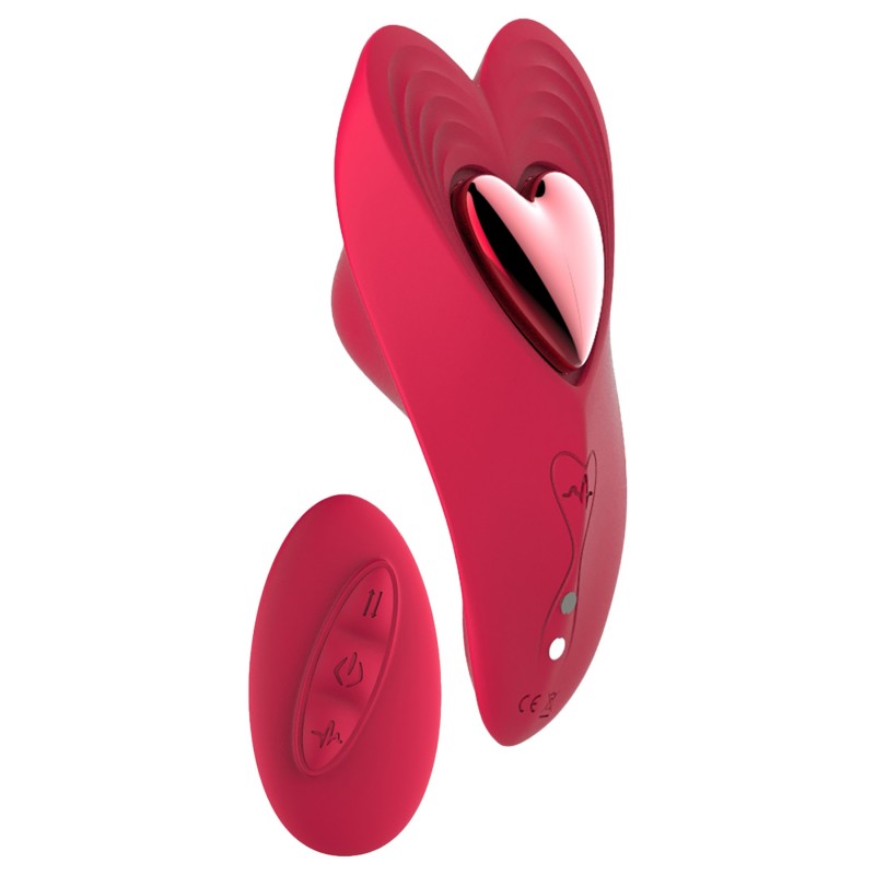 Dreamtoys Amour - bugyi vibrátor szett (piros) 139671 termék bemutató kép