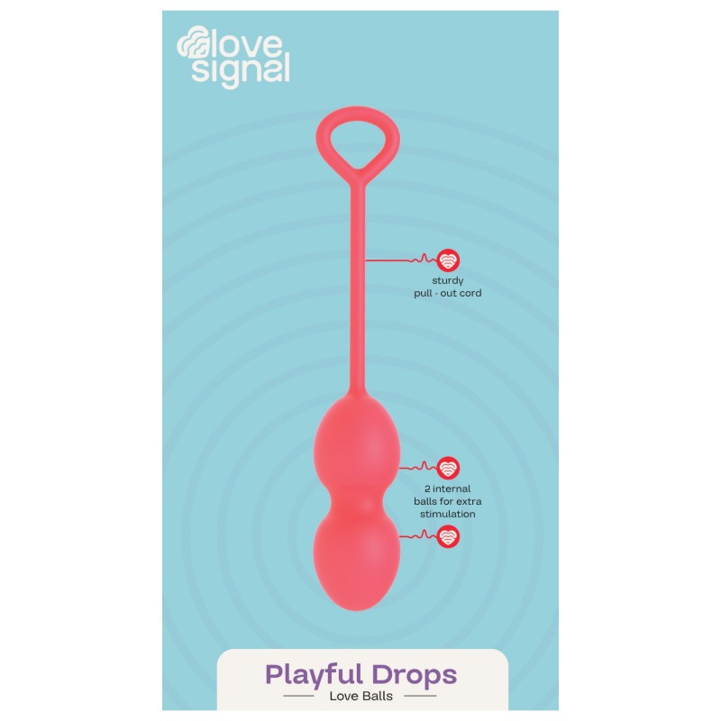 Dreamtoys Love Signal - gésagolyó duo (pink) 126836 termék bemutató kép