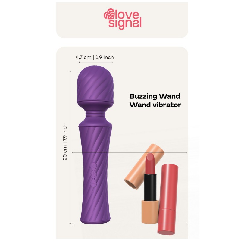 Dreamtoys Love Signal - masszírozó vibrátor (lila) 126829 termék bemutató kép