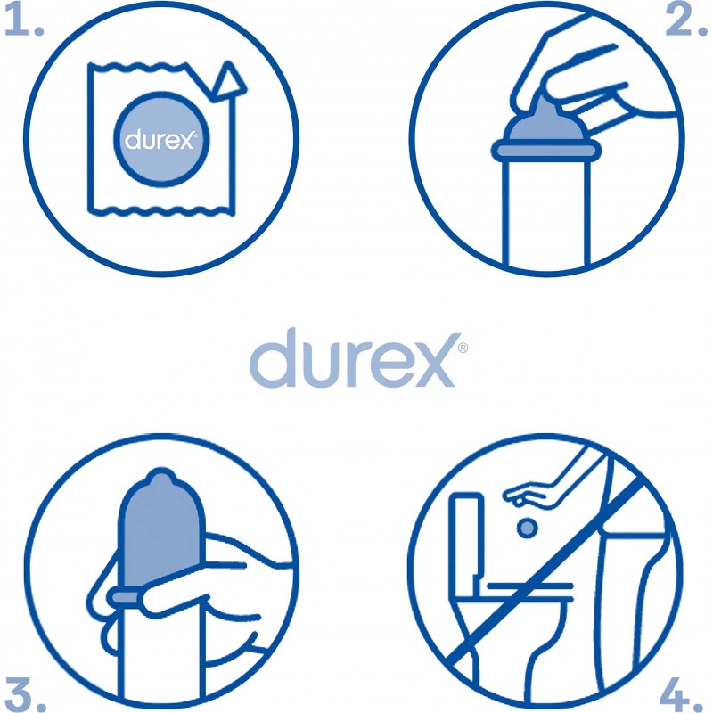 Durex Feel Thin - élethű érzés óvszer (3 db) 129965 termék bemutató kép