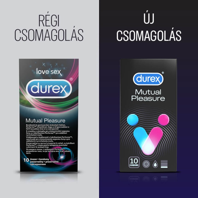 Durex Mutual Pleasure - késleltető óvszer (10db) 63969 termék bemutató kép