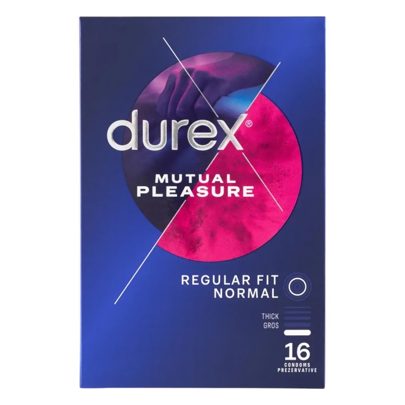 Durex Mutual Pleasure - késleltető óvszer (16 db) 132981 termék bemutató kép