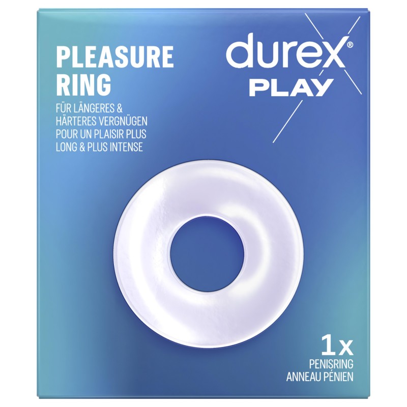 Durex Pleasure Ring - péniszgyűrű (átlátszó) 107409 termék bemutató kép