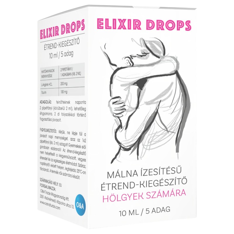 ELIXIR - női vágyfokozó cseppek (10 ml) - málna 130515 termék bemutató kép