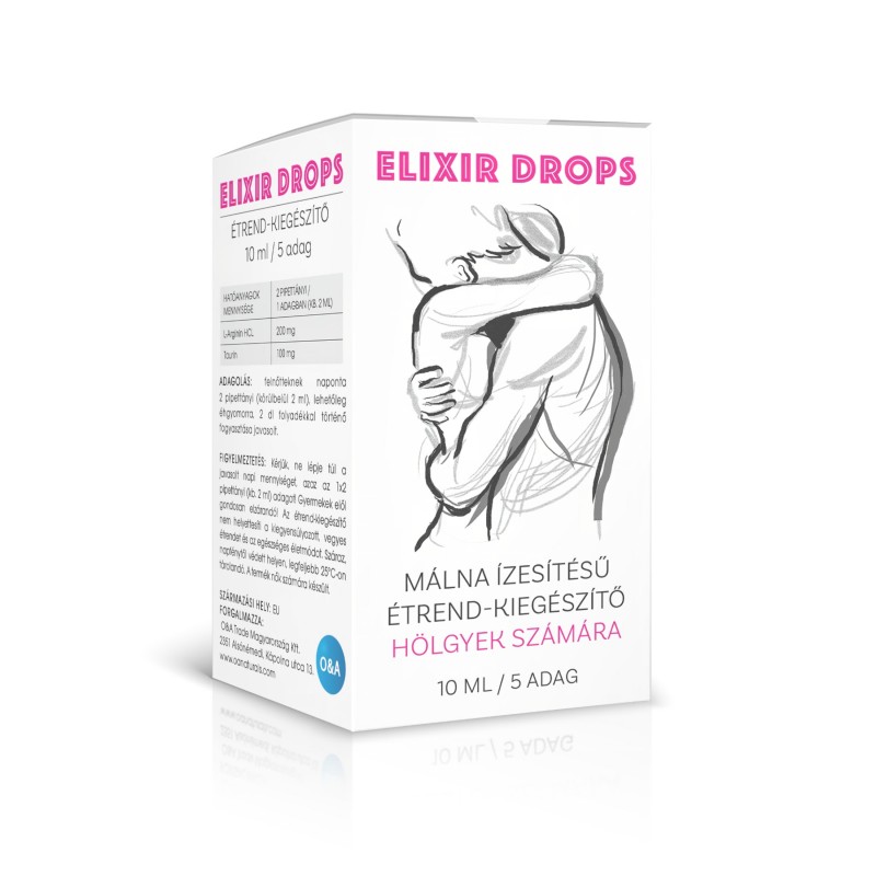 ELIXIR - női vágyfokozó cseppek (10 ml) - málna 111786 termék bemutató kép