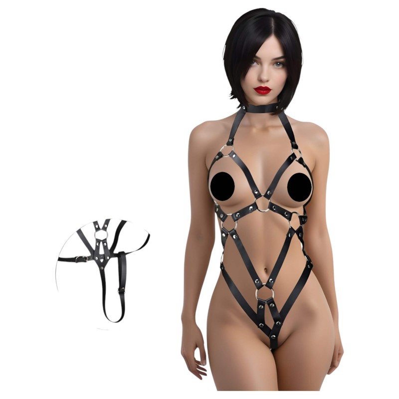 Erospace Wild Play - testhám body (fekete) 170135 termék bemutató kép