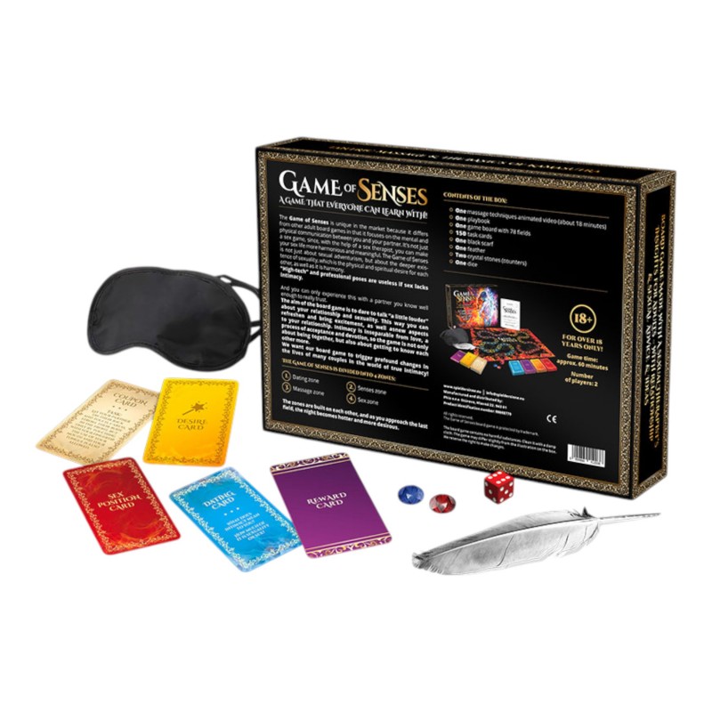 Érzékek Játéka - felnőtt szex társasjáték (angol) 115116 termék bemutató kép