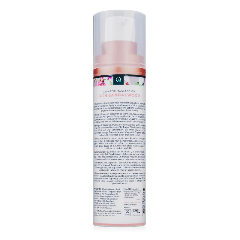 Exotiq - erotikus masszázsolaj szantálfa illattal (100 ml) 131047 termék bemutató kép