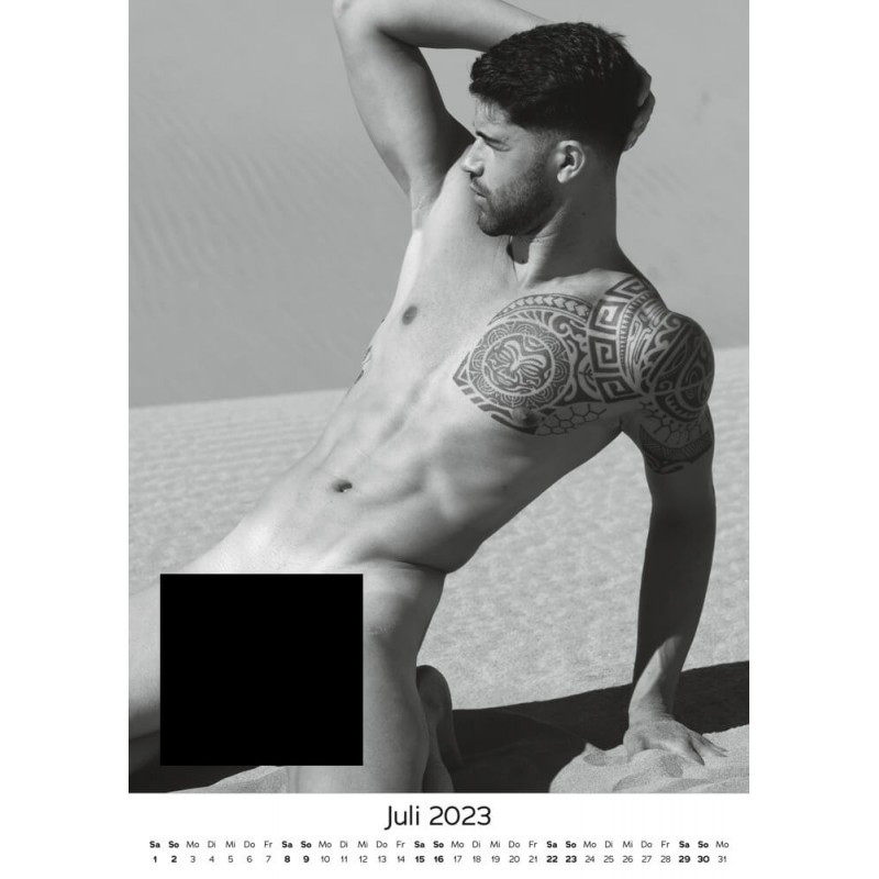 Meztelen férfi naptár - 2026 75044 termék bemutató kép