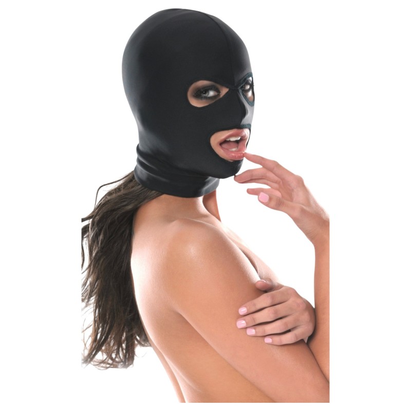 Fetish Fantasy - bondage szopóálarc orálszexhez (fekete) 166220 termék bemutató kép